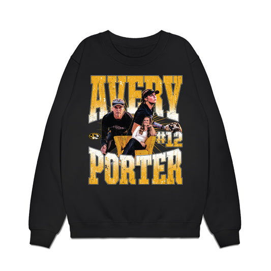 Missouri - NCAA Softball : Avery Porter - Collage Premium Crewneck Sweatshirt-0