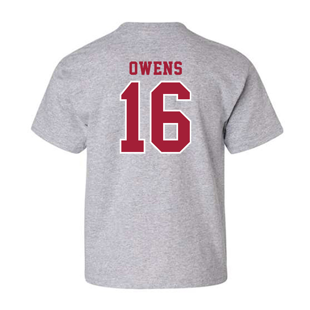 Indiana - NCAA Football : Jamar Owens - Helmet Shersey Youth T-Shirt-1