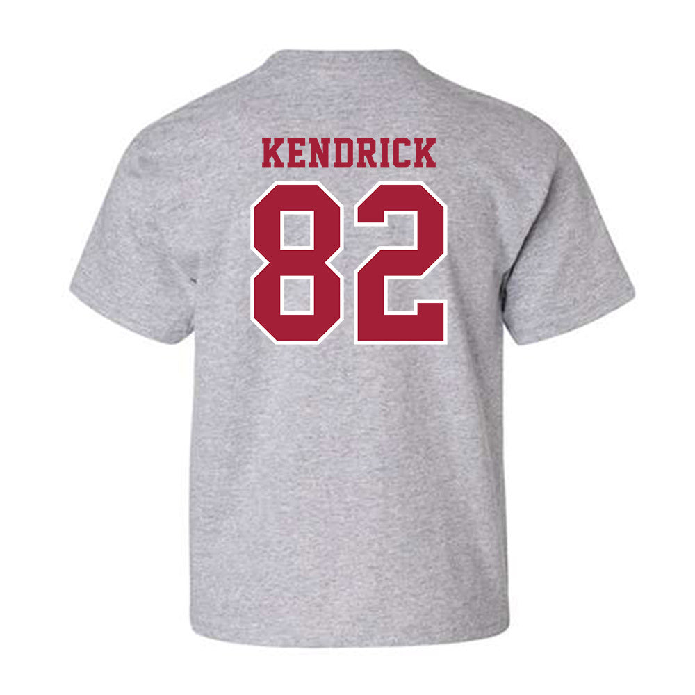Indiana - NCAA Football : Myles Kendrick - Helmet Shersey Youth T-Shirt-1