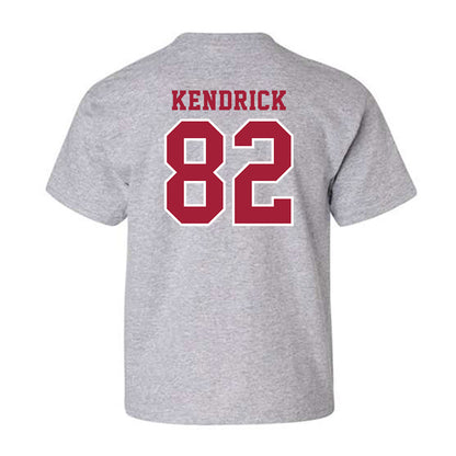Indiana - NCAA Football : Myles Kendrick - Helmet Shersey Youth T-Shirt-1