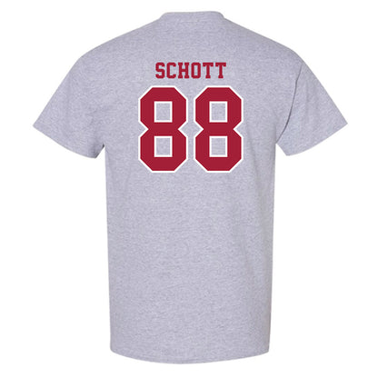 Indiana - NCAA Football : Brock Schott - Helmet Shersey T-Shirt-1