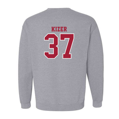 Indiana - NCAA Football : Heath Kizer - Helmet Shersey Crewneck Sweatshirt-1