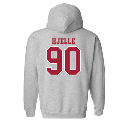 Indiana - NCAA Football : Joe Hjelle - Helmet Shersey Hooded Sweatshirt-1
