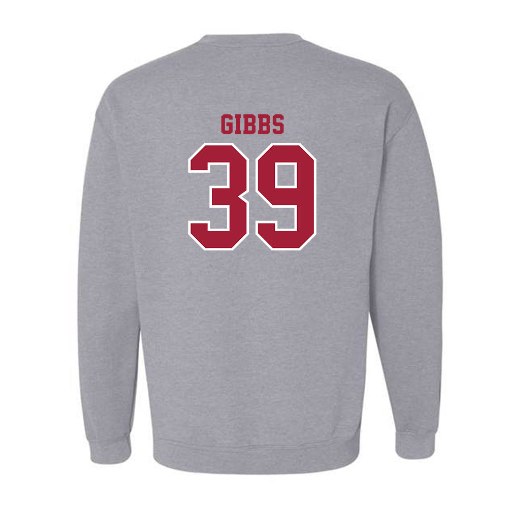 Indiana - NCAA Football : Trevor Gibbs - Helmet Shersey Crewneck Sweatshirt-1