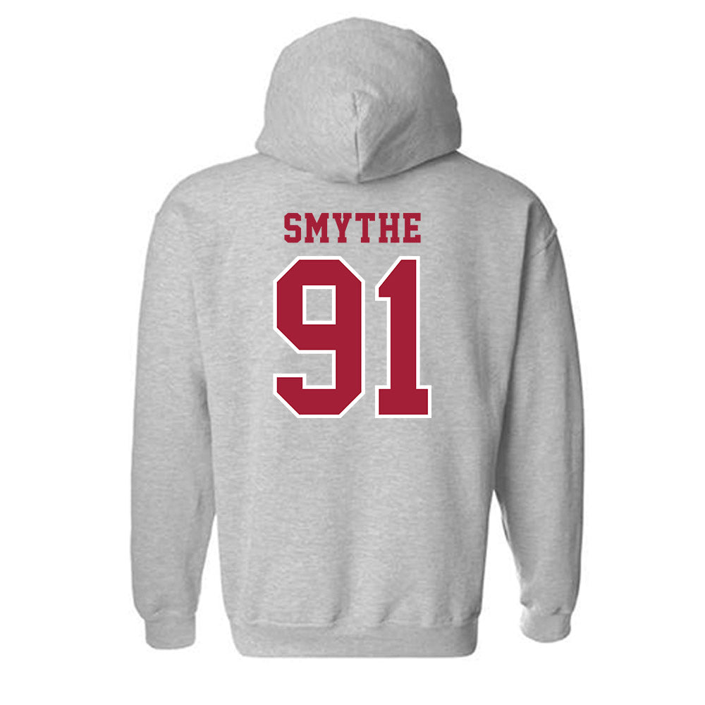 Indiana - NCAA Football : Blake Smythe - Helmet Shersey Hooded Sweatshirt-1
