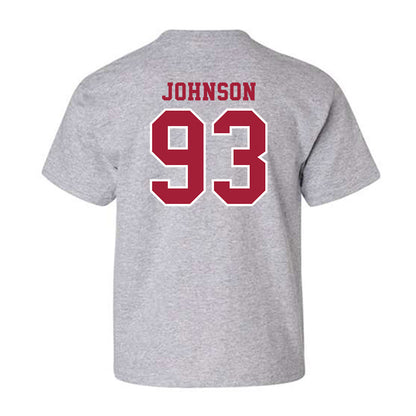 Indiana - NCAA Football : Ronelle Johnson - Helmet Shersey Youth T-Shirt-1