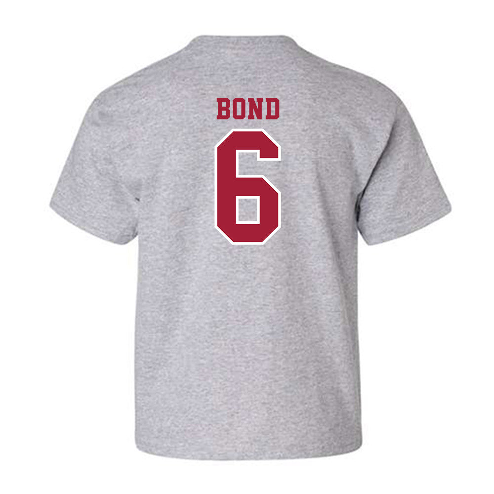 Indiana - NCAA Football : LeBron Bond - Helmet Shersey Youth T-Shirt-1