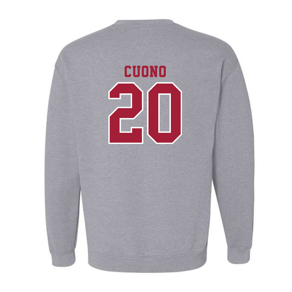 Indiana - NCAA Football : Sean Cuono - Helmet Shersey Crewneck Sweatshirt-1