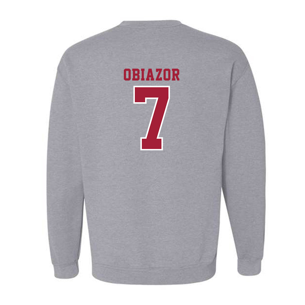 Indiana - NCAA Football : Chiddi Obiazor - Helmet Shersey Crewneck Sweatshirt-1