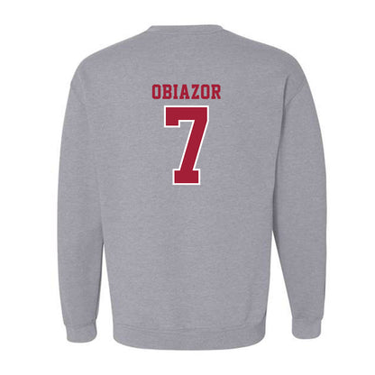 Indiana - NCAA Football : Chiddi Obiazor - Helmet Shersey Crewneck Sweatshirt-1