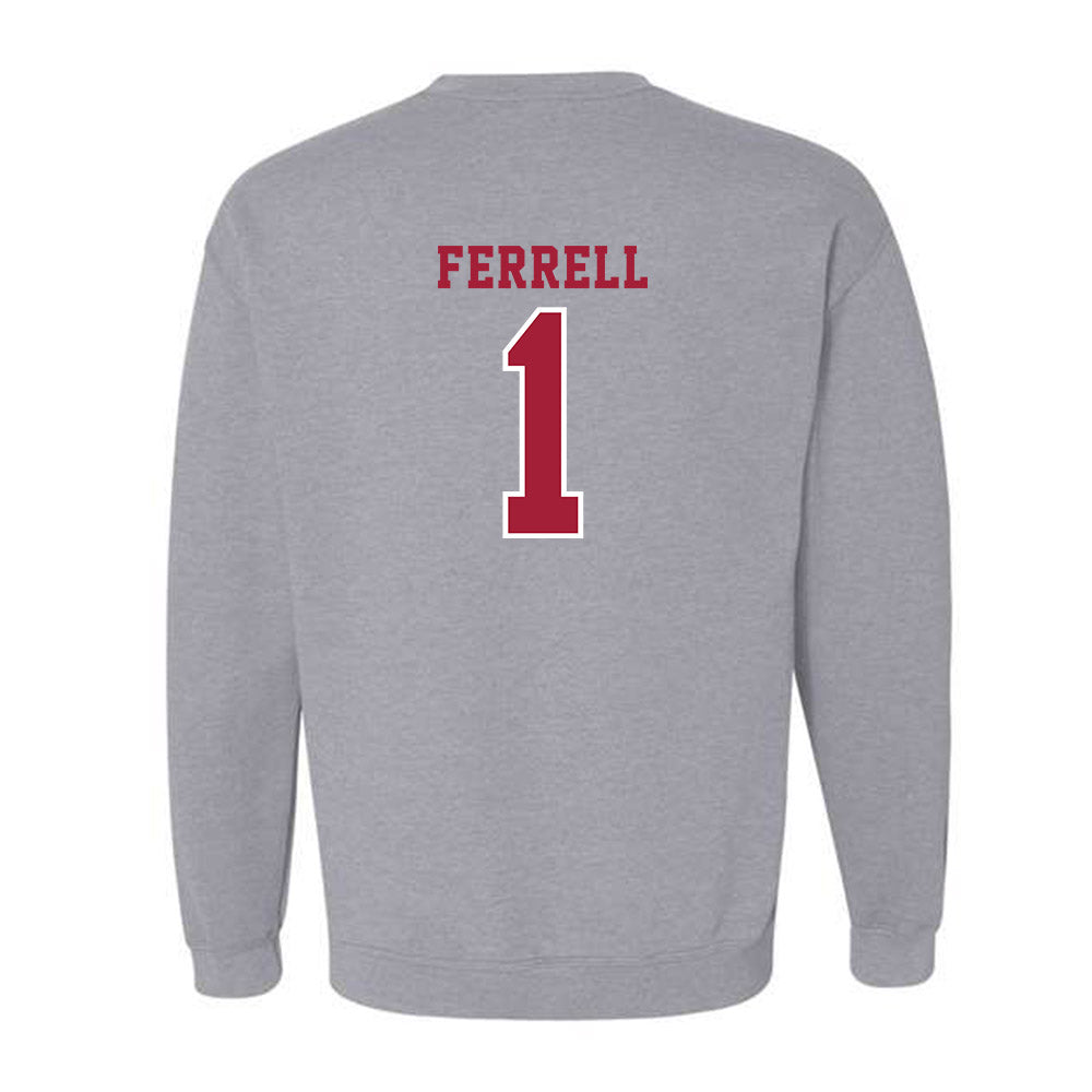 Indiana - NCAA Football : Amare Ferrell - Helmet Shersey Crewneck Sweatshirt-1