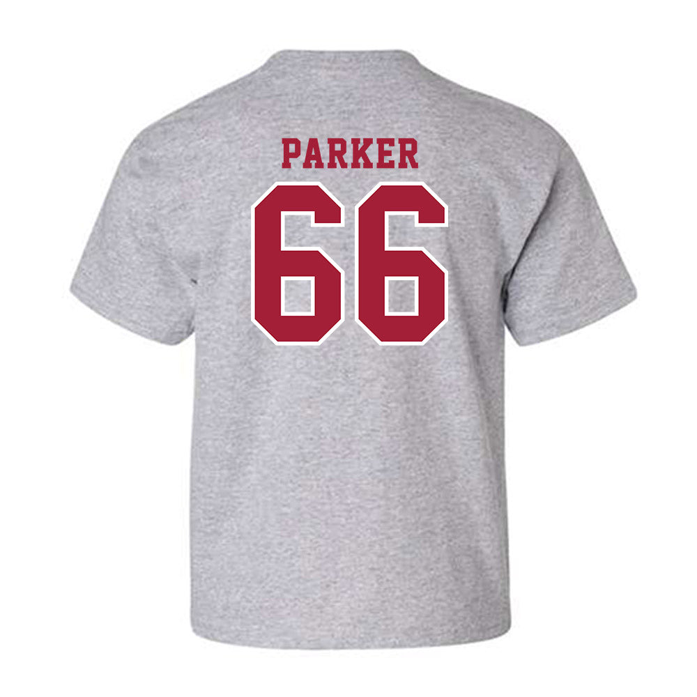Indiana - NCAA Football : Evan Parker - Helmet Shersey Youth T-Shirt-1
