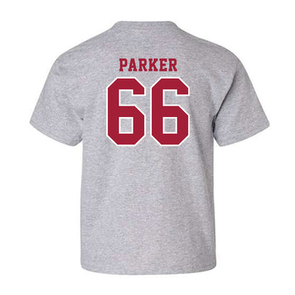 Indiana - NCAA Football : Evan Parker - Helmet Shersey Youth T-Shirt-1