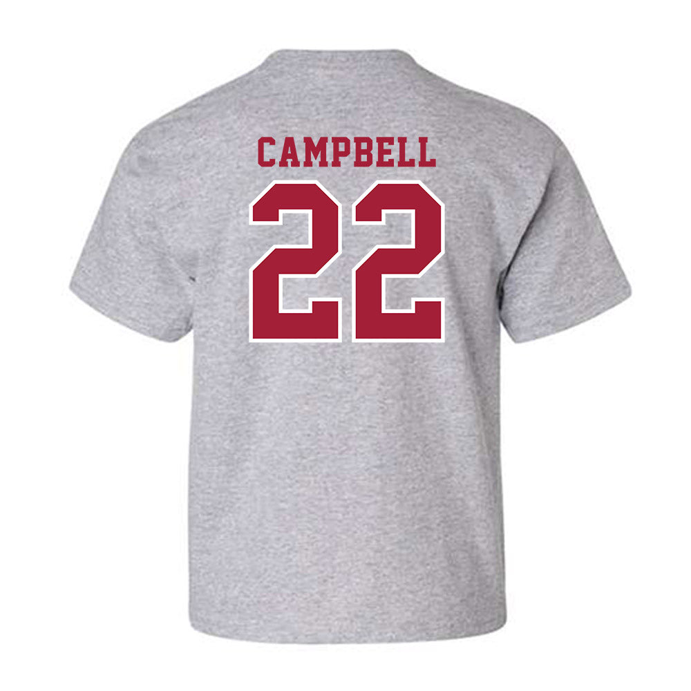 Indiana - NCAA Football : Jayreon Campbell - Helmet Shersey Youth T-Shirt-1