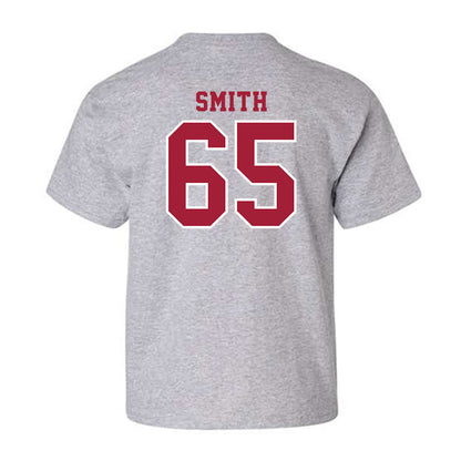 Indiana - NCAA Football : Carter Smith - Helmet Shersey Youth T-Shirt-1