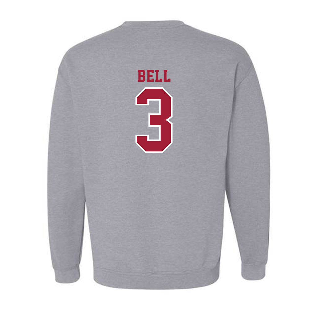 Indiana - NCAA Football : Jaylen Bell - Helmet Shersey Crewneck Sweatshirt-1