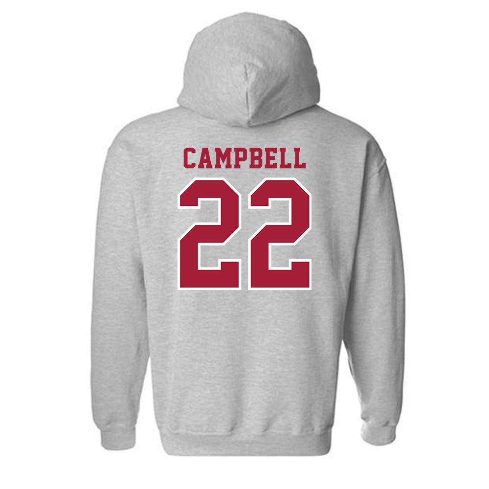 Indiana - NCAA Football : Jayreon Campbell - Helmet Shersey Hooded Sweatshirt-1