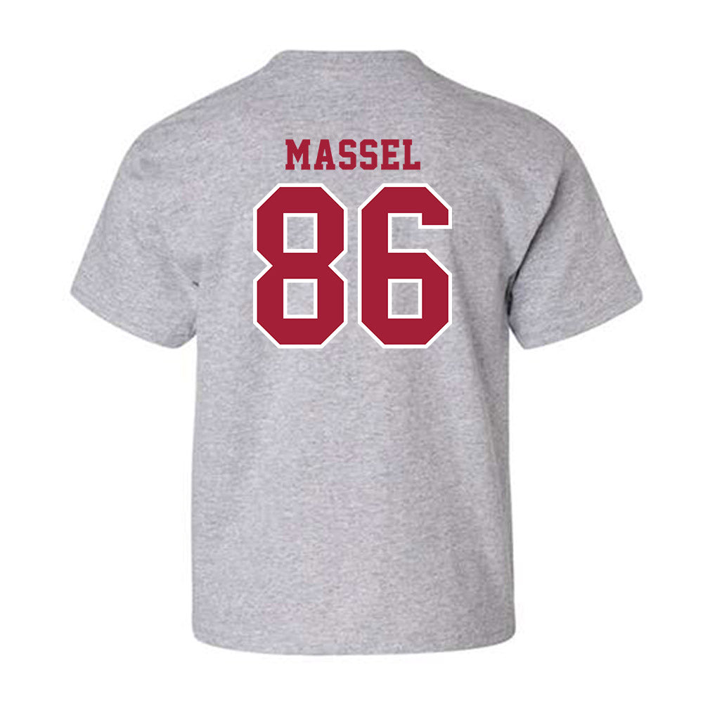 Indiana - NCAA Football : Bruno Massel - Helmet Shersey Youth T-Shirt-1
