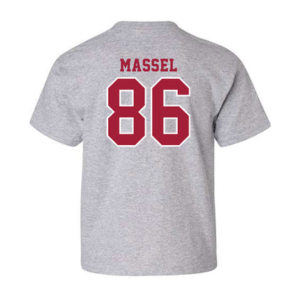Indiana - NCAA Football : Bruno Massel - Helmet Shersey Youth T-Shirt-1