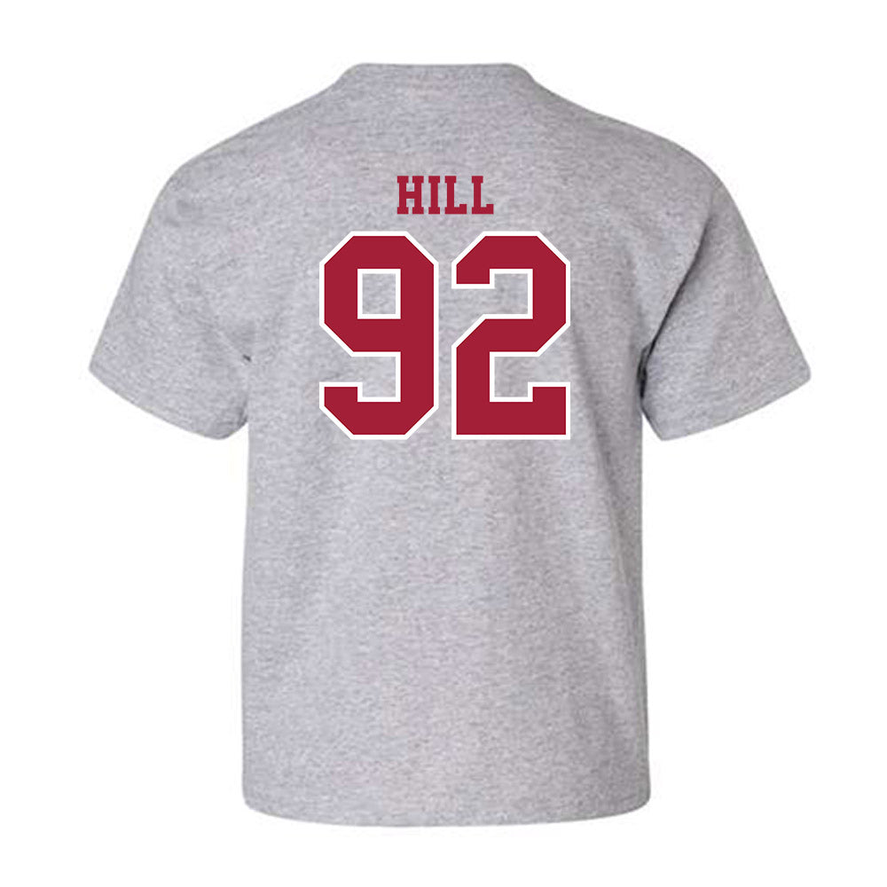 Indiana - NCAA Football : Gabe Hill - Helmet Shersey Youth T-Shirt-1