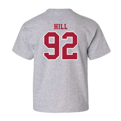 Indiana - NCAA Football : Gabe Hill - Helmet Shersey Youth T-Shirt-1