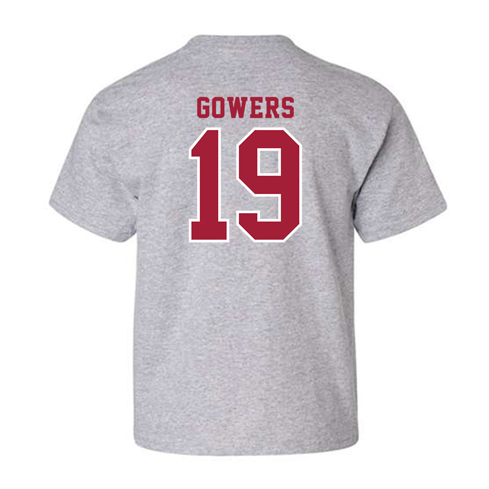 Indiana - NCAA Football : Billy Gowers - Helmet Shersey Youth T-Shirt-1
