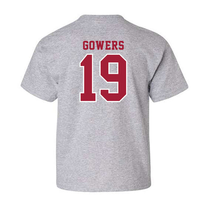 Indiana - NCAA Football : Billy Gowers - Helmet Shersey Youth T-Shirt-1