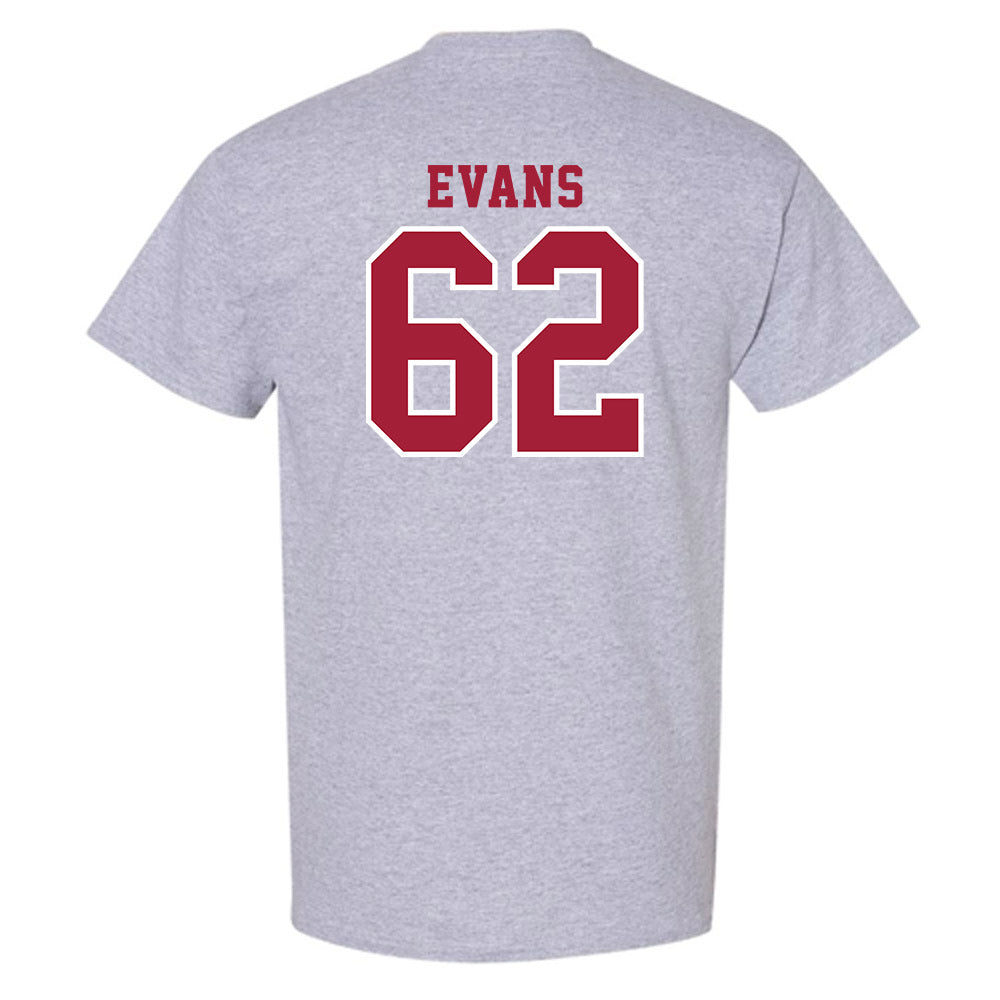 Indiana - NCAA Football : Drew Evans - Helmet Shersey T-Shirt-1
