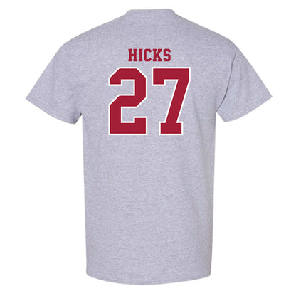 Indiana - NCAA Football : Kasmir Hicks - Helmet Shersey T-Shirt-1