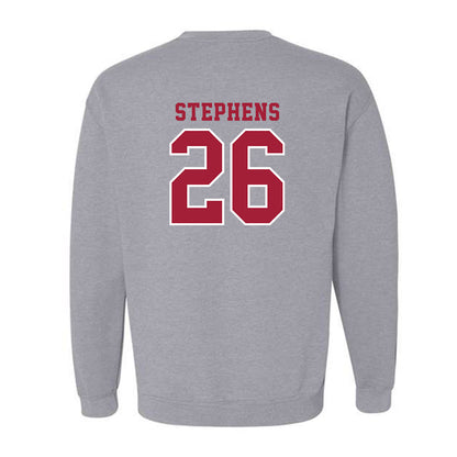 Indiana - NCAA Football : Iosua Stephens - Helmet Shersey Crewneck Sweatshirt-1