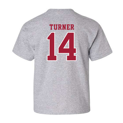 Indiana - NCAA Football : Kaiden Turner - Helmet Shersey Youth T-Shirt-1