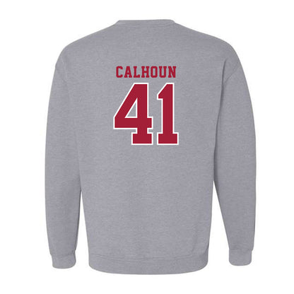 Indiana - NCAA Football : Keishaun Calhoun - Helmet Shersey Crewneck Sweatshirt-1
