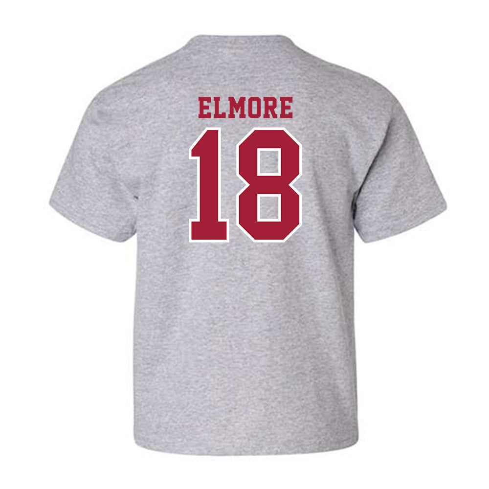 Indiana - NCAA Football : Parker Elmore - Helmet Shersey Youth T-Shirt-1