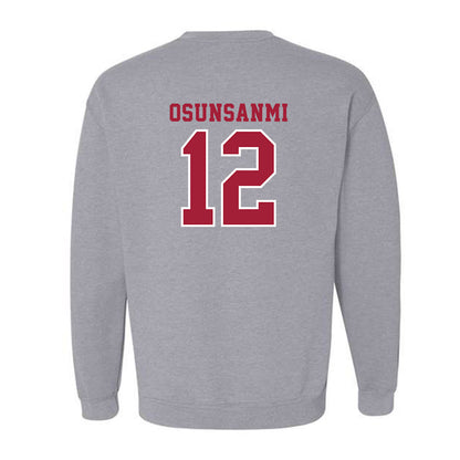 Indiana - NCAA Football : Tobi Osunsanmi - Helmet Shersey Crewneck Sweatshirt-1