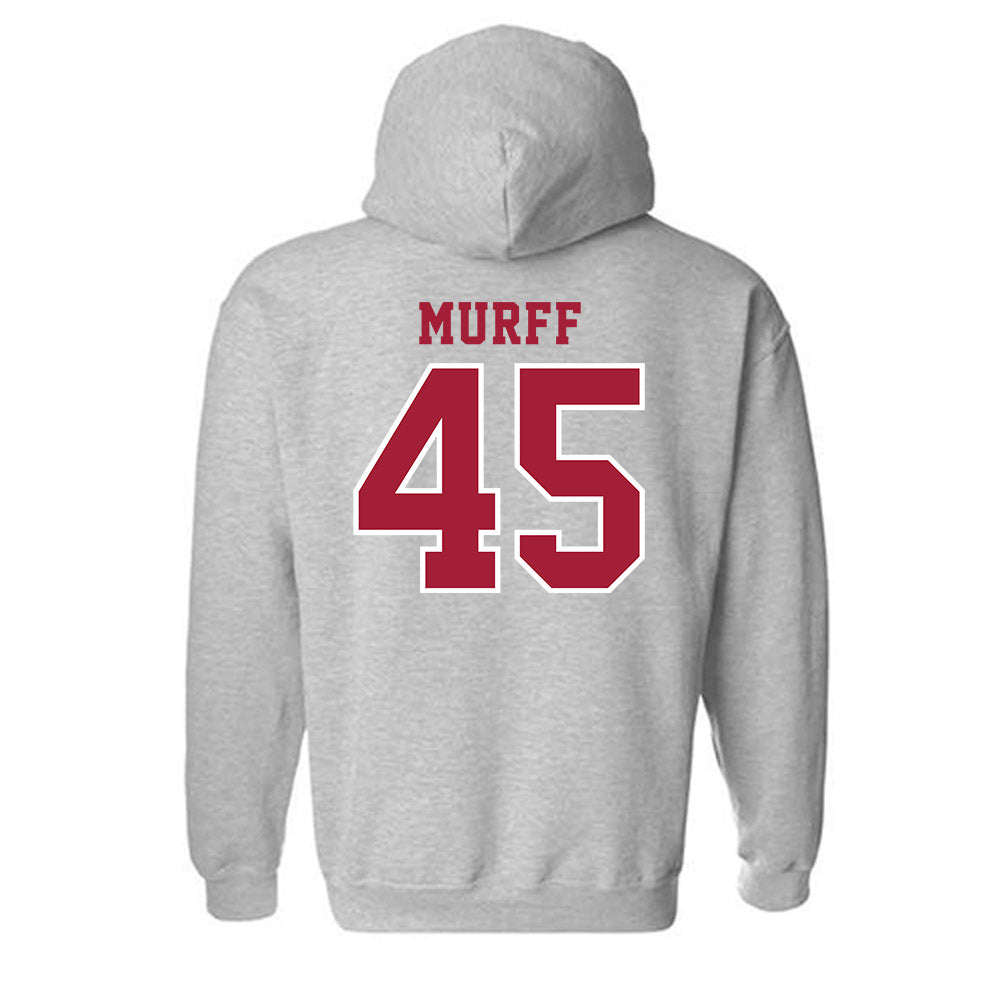 Indiana - NCAA Football : Lincoln Murff - Helmet Shersey Hooded Sweatshirt-1