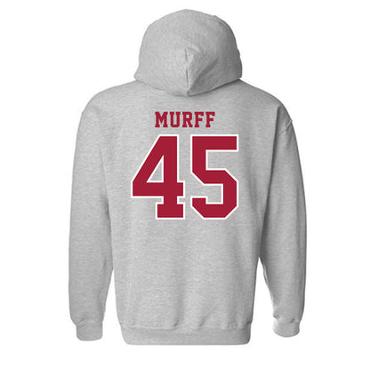 Indiana - NCAA Football : Lincoln Murff - Helmet Shersey Hooded Sweatshirt-1