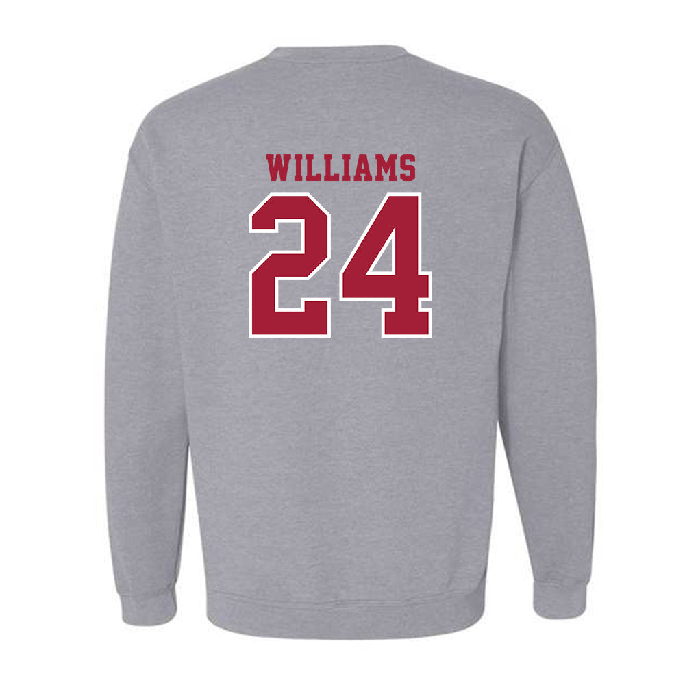Indiana - NCAA Football : Jadyn Williams - Helmet Shersey Crewneck Sweatshirt-1
