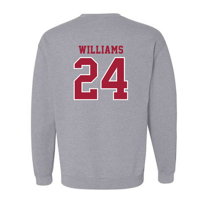 Indiana - NCAA Football : Jadyn Williams - Helmet Shersey Crewneck Sweatshirt-1