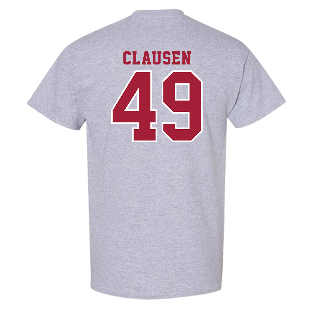 Indiana - NCAA Football : Drew Clausen - Helmet Shersey T-Shirt-1