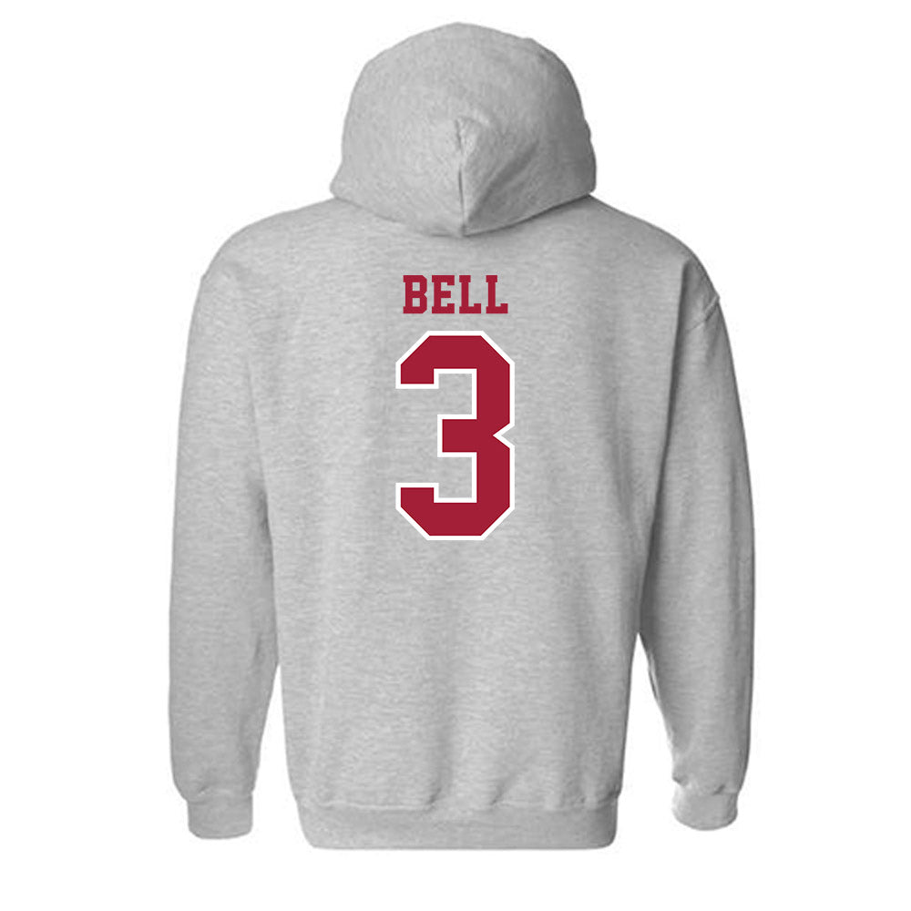 Indiana - NCAA Football : Jaylen Bell - Helmet Shersey Hooded Sweatshirt-1