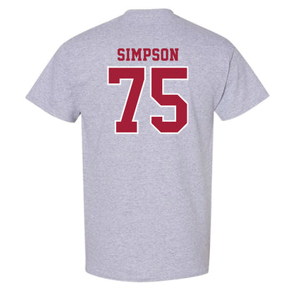 Indiana - NCAA Football : Sam Simpson - Helmet Shersey T-Shirt-1