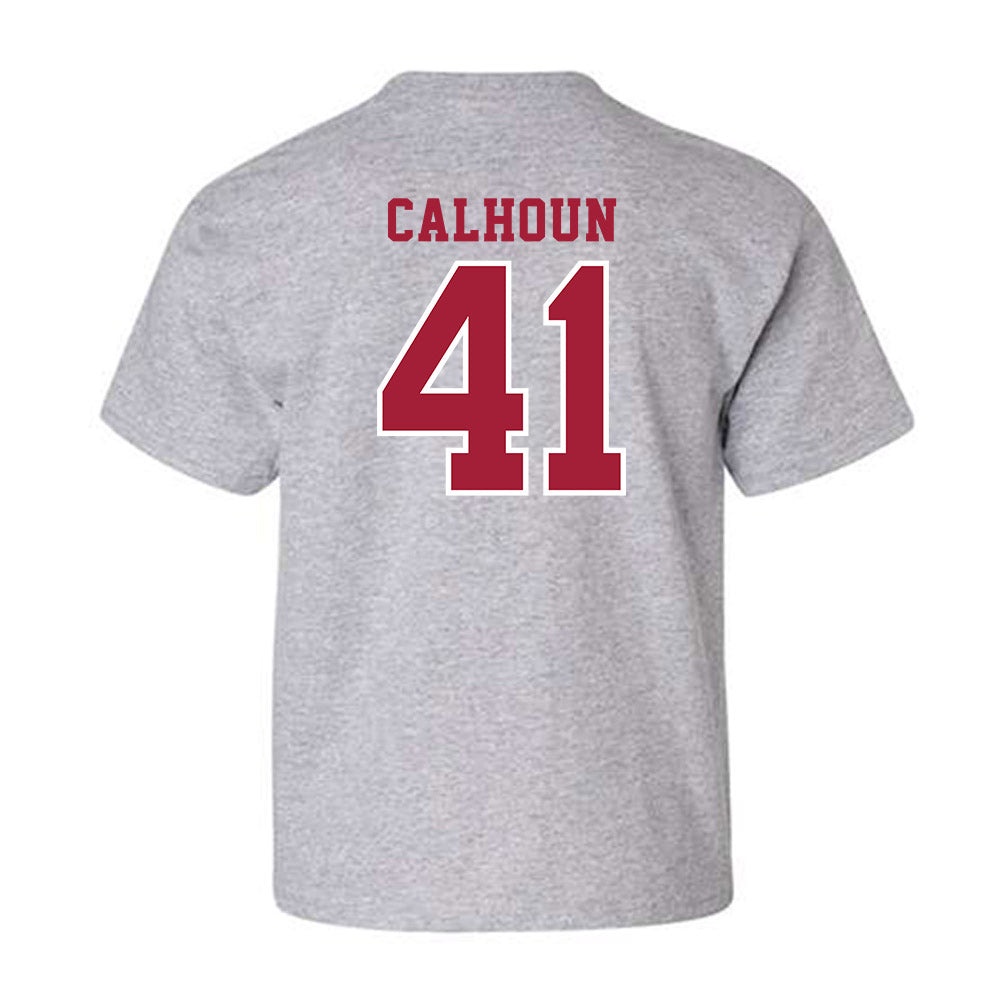 Indiana - NCAA Football : Keishaun Calhoun - Helmet Shersey Youth T-Shirt-1