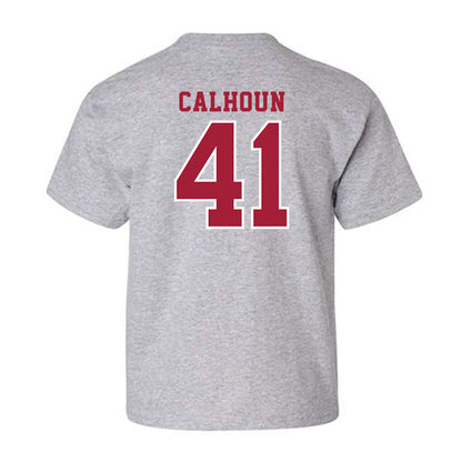 Indiana - NCAA Football : Keishaun Calhoun - Helmet Shersey Youth T-Shirt-1