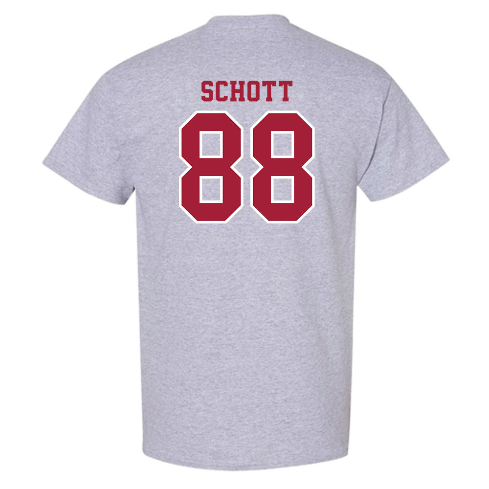 Indiana - NCAA Football : Brock Schott - Helmet Shersey T-Shirt-1