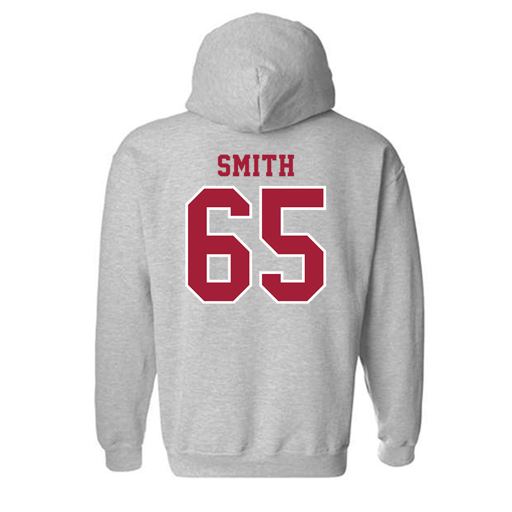 Indiana - NCAA Football : Carter Smith - Helmet Shersey Hooded Sweatshirt-1
