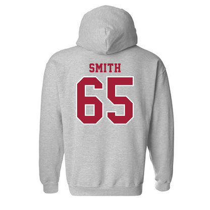 Indiana - NCAA Football : Carter Smith - Helmet Shersey Hooded Sweatshirt-1