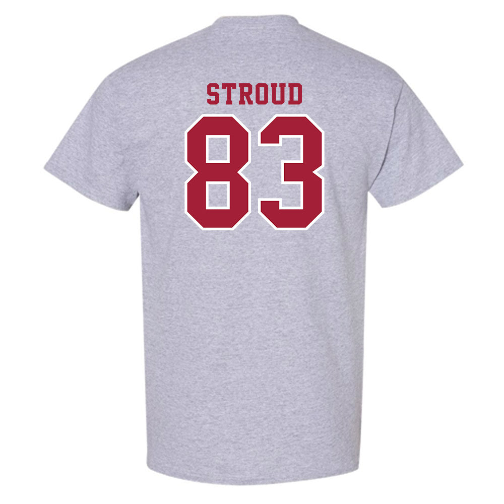Indiana - NCAA Football : Hunter Stroud - Helmet Shersey T-Shirt-1