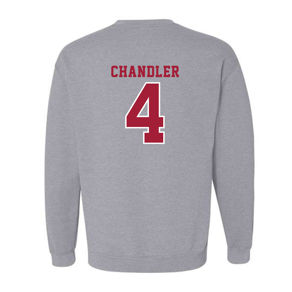 Indiana - NCAA Football : Davion Chandler - Helmet Shersey Crewneck Sweatshirt-1
