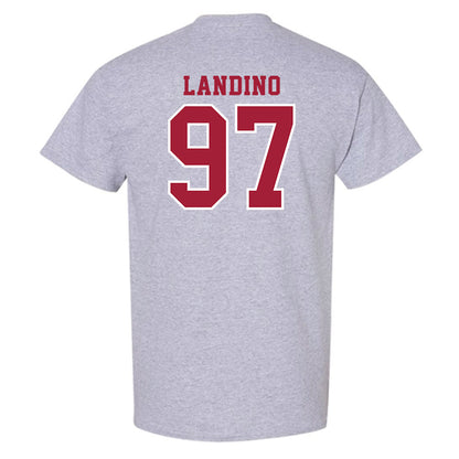 Indiana - NCAA Football : Mario Landino - Helmet Shersey T-Shirt-1