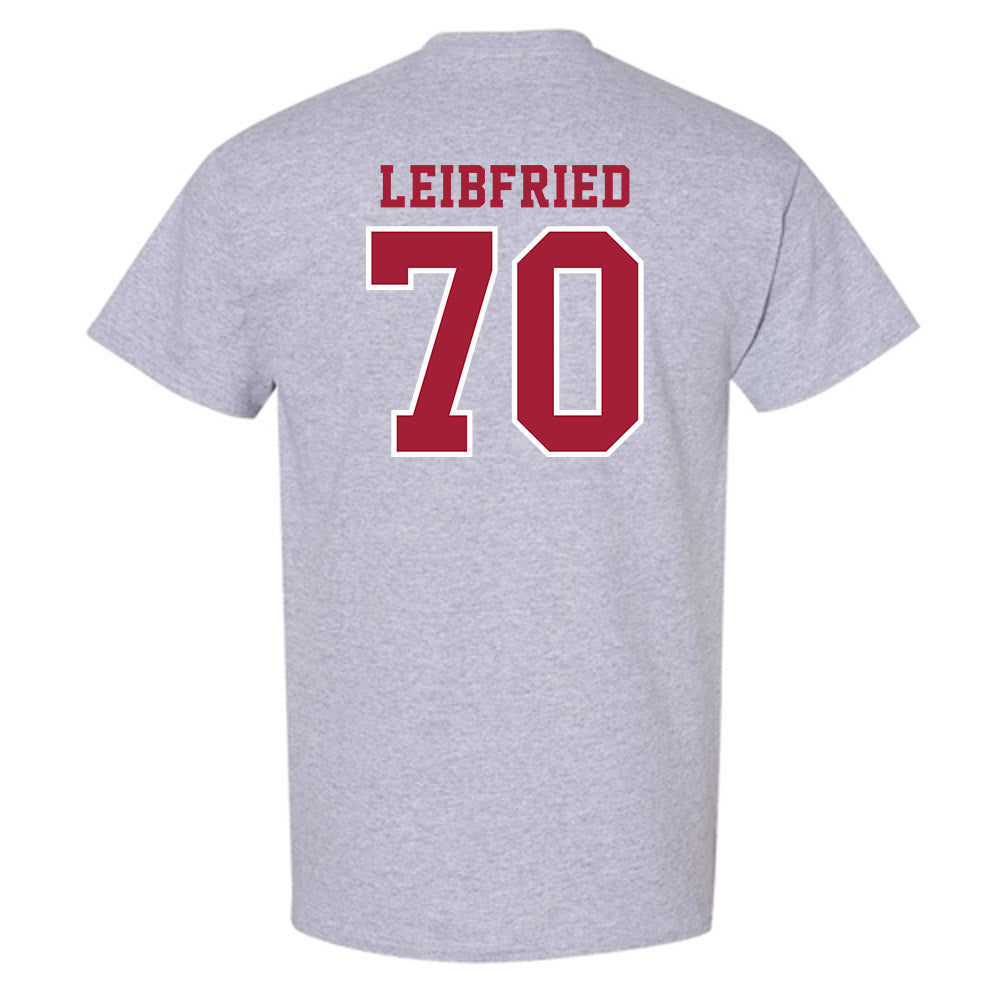 Indiana - NCAA Football : Austin Leibfried - Helmet Shersey T-Shirt-1